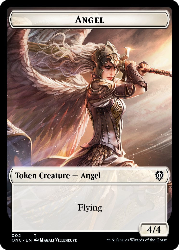{T} Soldier (007) // Angel Double-Sided Token [Phyrexia: All Will Be One Commander][TONC 007]