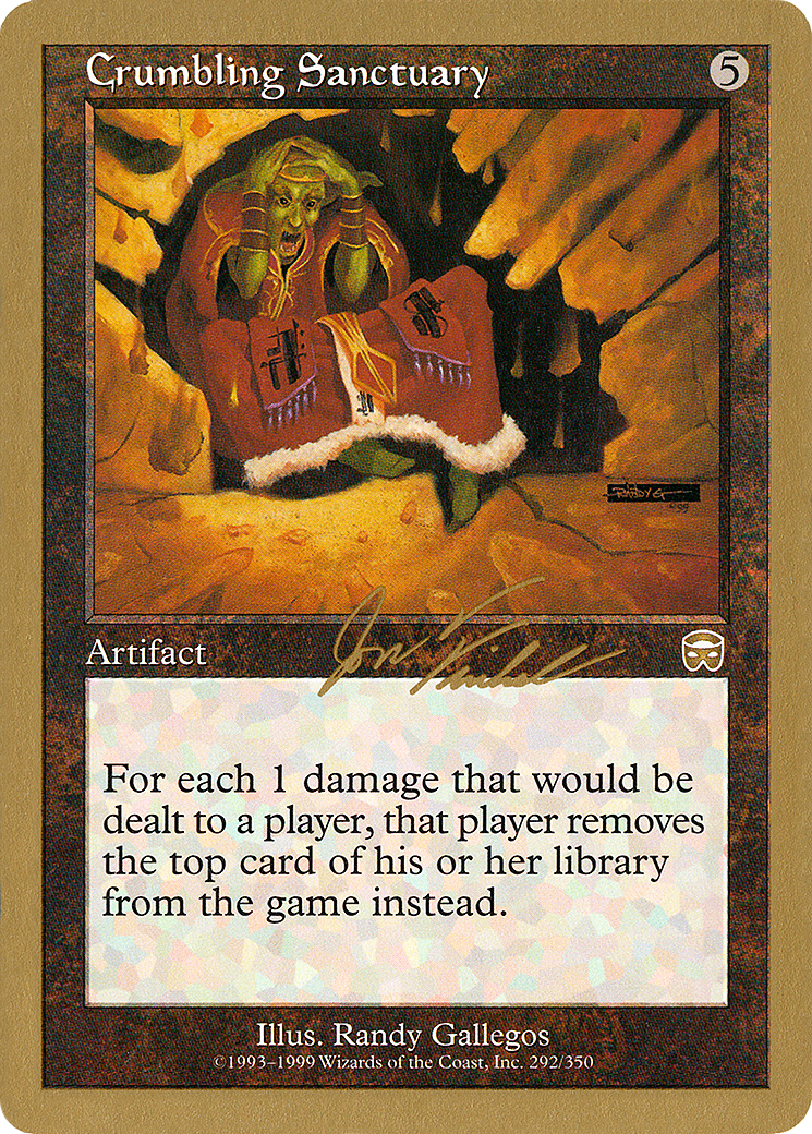 {R} Crumbling Sanctuary (Jon Finkel) [World Championship Decks 2000][GB WC00 JF292]