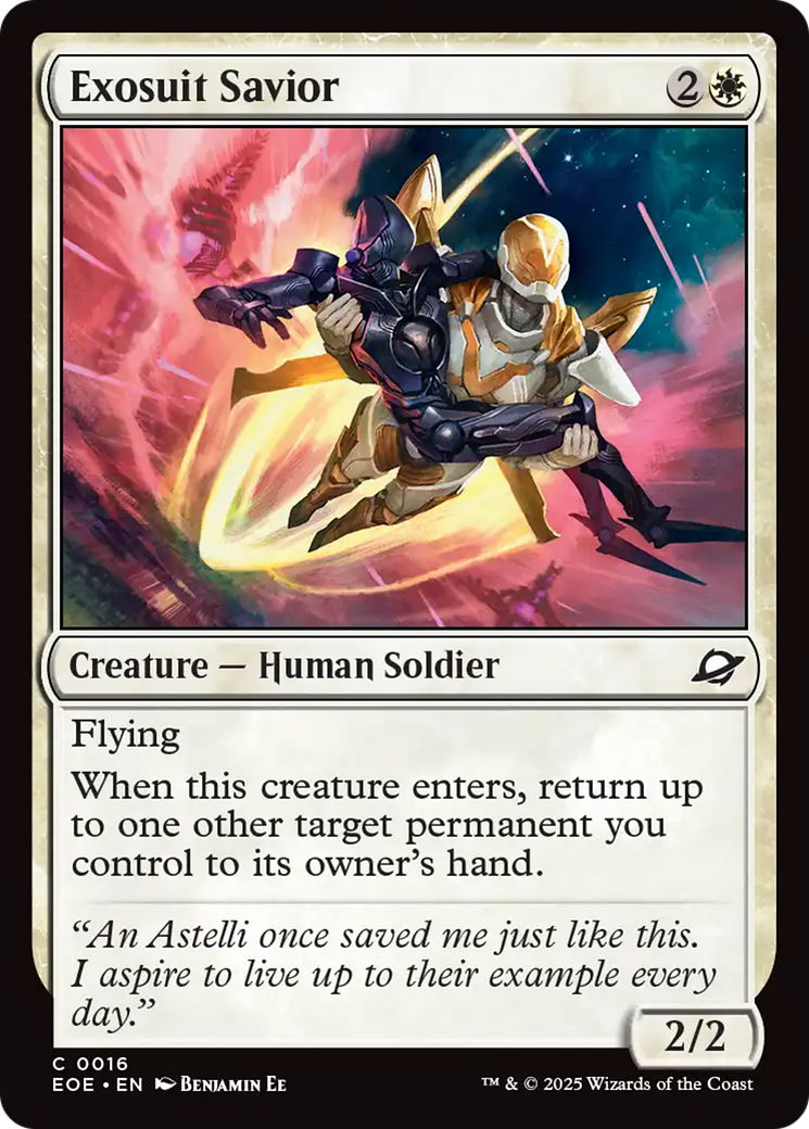 {@@ EOE C} Exosuit Savior [Edge of Eternities] [EOE 016]