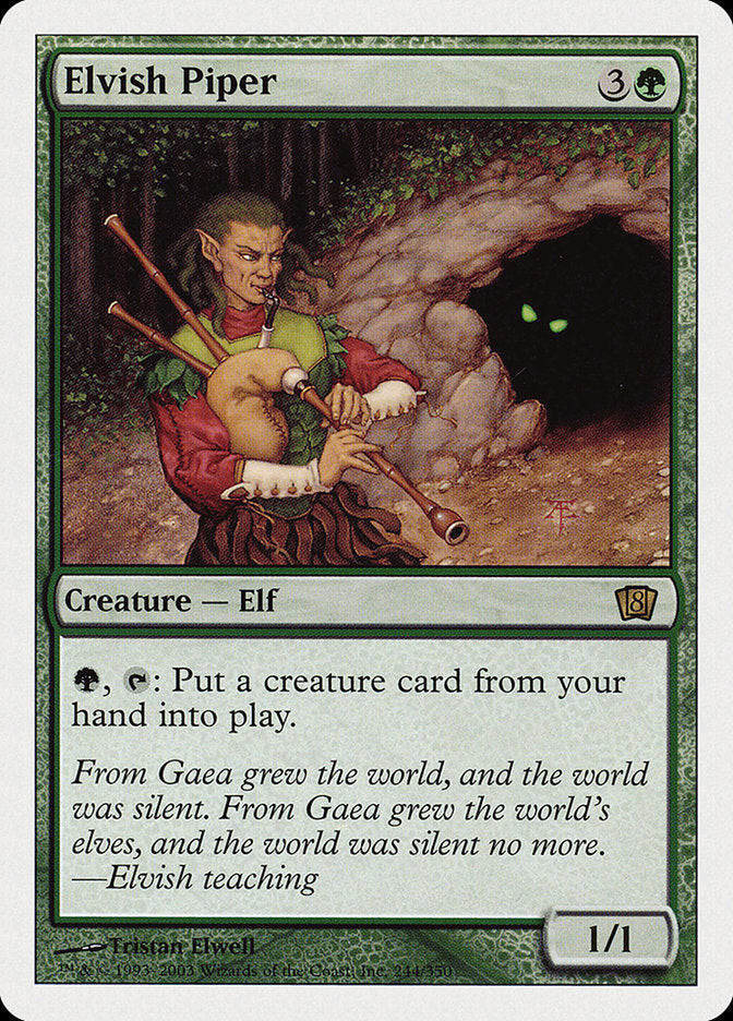 {R} Elvish Piper [Eighth Edition][8ED 244]