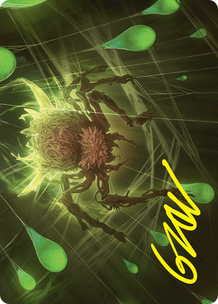 {A} Spinner of Souls Art Card (13/54) (Gold-Stamped Signature) [Foundations Art Series][GS AFDN 013]