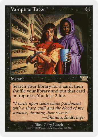 {R} Vampiric Tutor [Classic Sixth Edition][6ED 161]