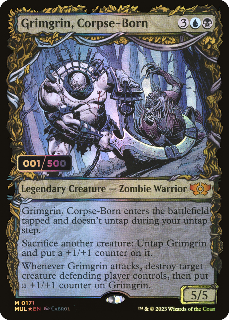{R} Grimgrin, Corpse-Born (Serialized) [Multiverse Legends][SR MUL 171]
