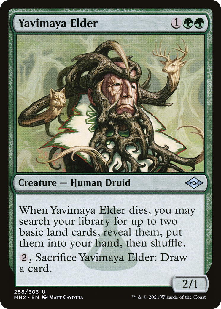 {C} Yavimaya Elder (Foil) [Modern Horizons 2] [MH2 288]