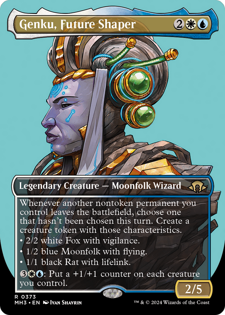 {R} Genku, Future Shaper (Borderless) [Modern Horizons 3][MH3 373]