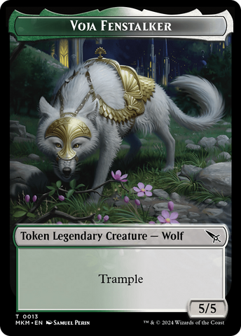 {T} Voja Fenstalker Token [Murders at Karlov Manor Tokens][TMKM 013]