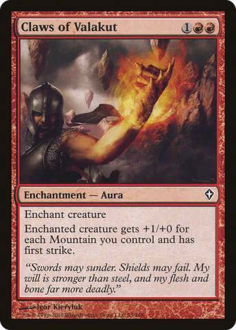 {C} Claws of Valakut [Worldwake][WWK 075]