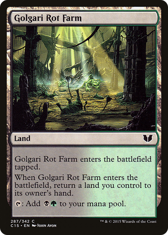 {C} Golgari Rot Farm [Commander 2015][C15 287]