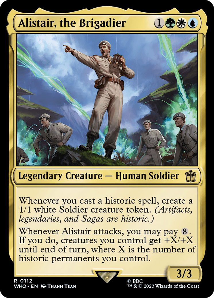 {R} Alistair, the Brigadier [Doctor Who][WHO 112]