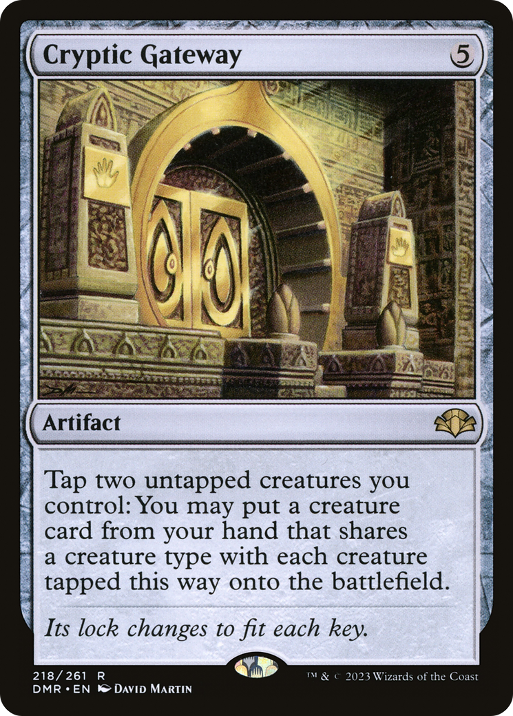 {R} Cryptic Gateway [Dominaria Remastered][DMR 218]