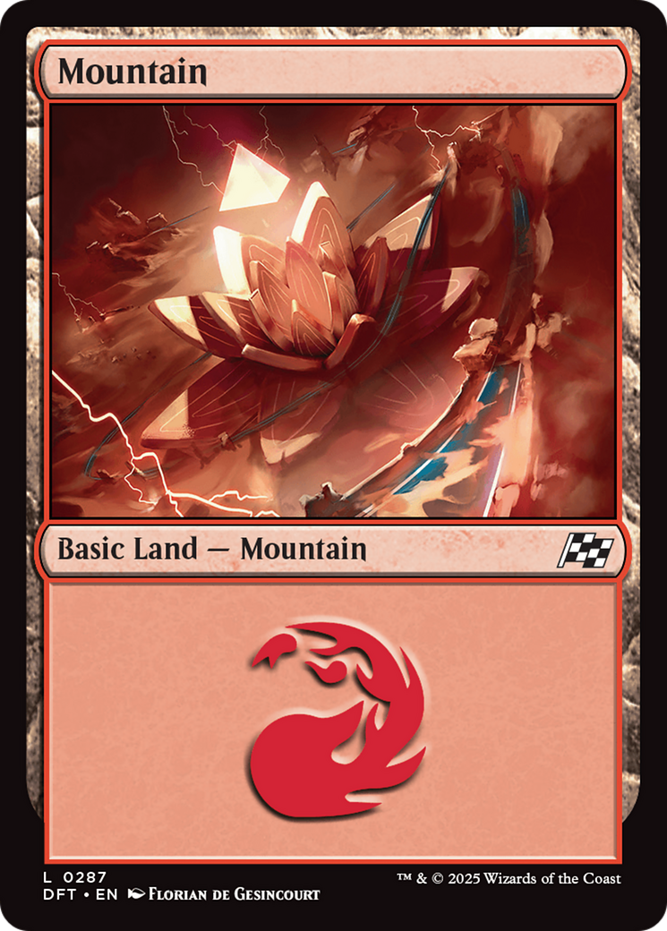 {B}[DFT 287] Mountain (0287) [Aetherdrift]