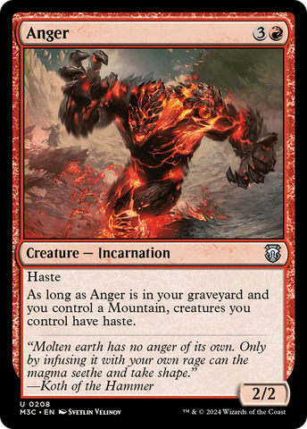 {C} Anger [Modern Horizons 3 Commander][M3C 208]