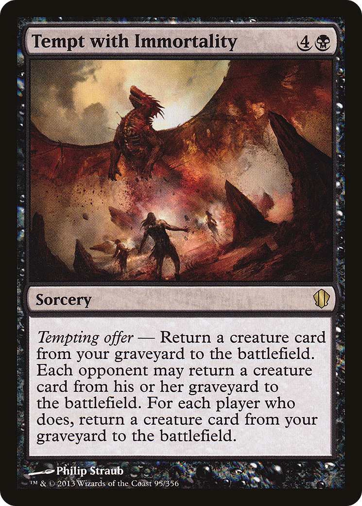 {R} Tempt with Immortality [Commander 2013][C13 095]