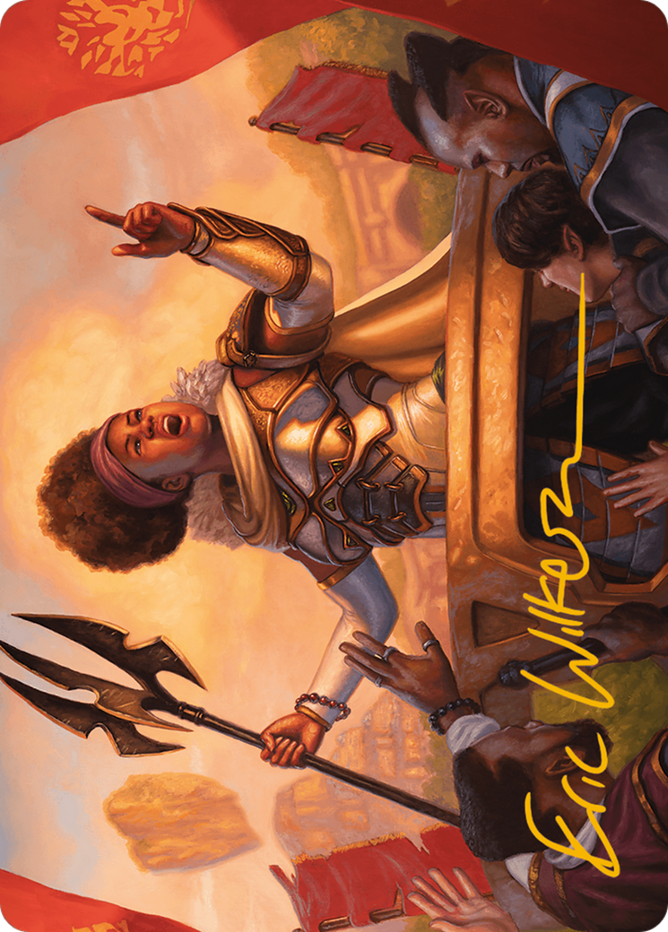 {A} Recruiter of the Guard Art Card (Gold-Stamped Signature) [Modern Horizons 3 Art Series][GS AMH3 021]