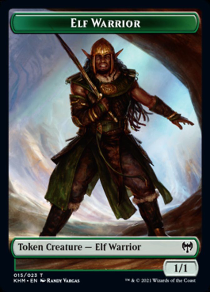 {T} Elf Warrior Token [Kaldheim Tokens][TKHM 015]