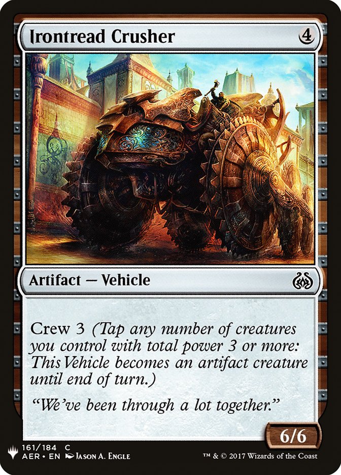 {C} Irontread Crusher [Mystery Booster][MB1 AER 161]