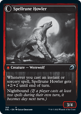 {C} Spellrune Painter // Spellrune Howler [Innistrad: Double Feature][DBL 160]