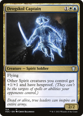 {C} Drogskol Captain [Innistrad: Crimson Vow Commander][VOC 154]