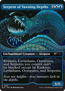 {R} Serpent of Yawning Depths (Rainbow Foil) [Secret Lair Drop Series][RBF SLD 1489]