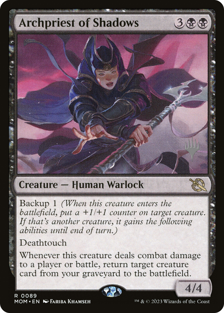 {R} Archpriest of Shadows (Promo Pack) [March of the Machine Promos][PP MOM 089]