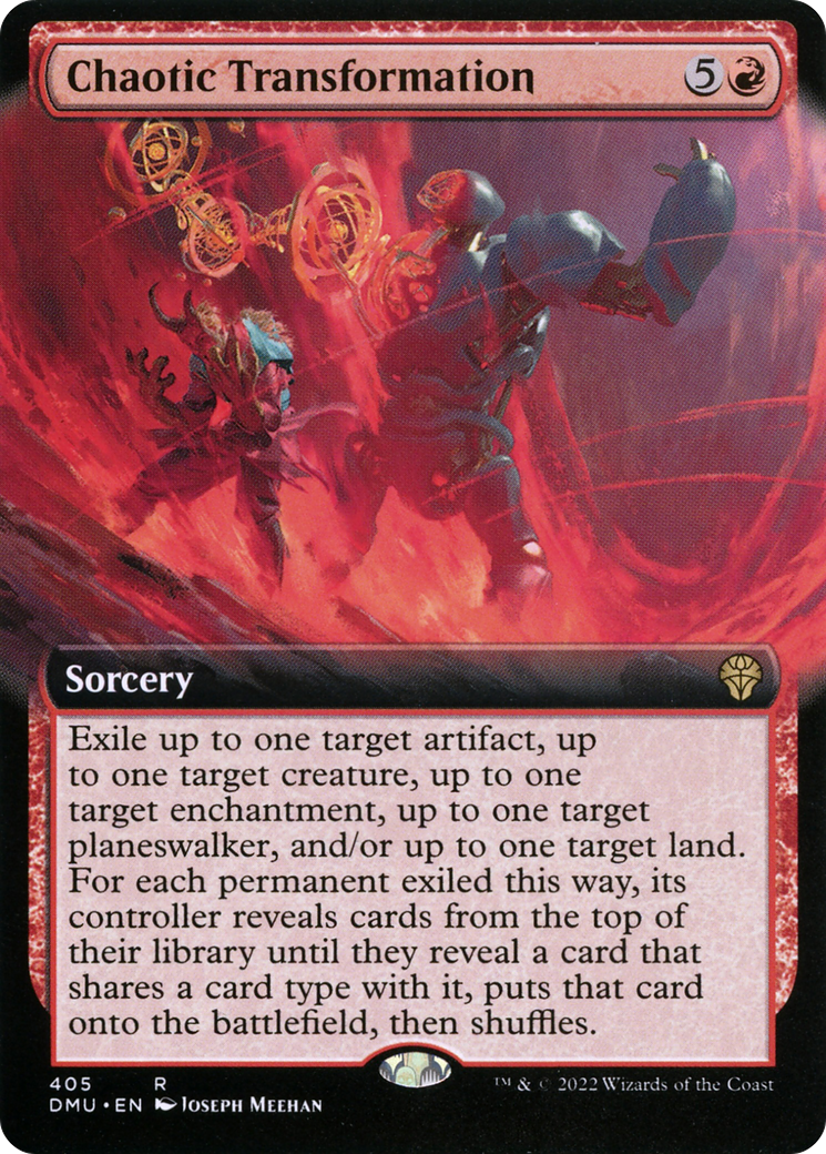 {R} Chaotic Transformation (Extended Art) [Dominaria United][DMU 405]