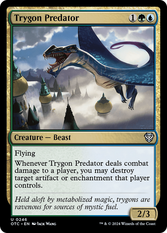 {C} Trygon Predator [Outlaws of Thunder Junction Commander][OTC 246]