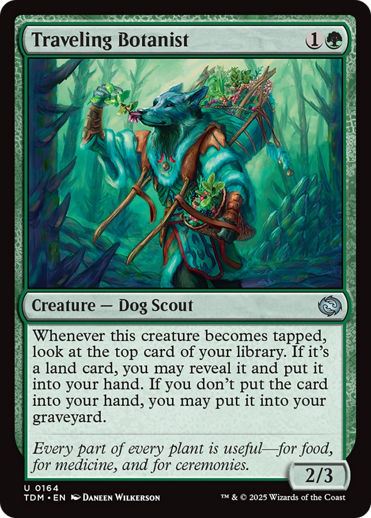 {@C} Traveling Botanist [Tarkir: Dragonstorm][TDM 164]