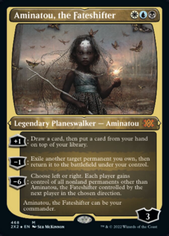 {R} Aminatou, the Fateshifter (Foil Etched) [Double Masters 2022][2X2 468]
