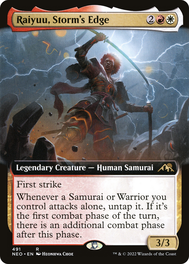 {R} Raiyuu, Storm's Edge (Extended Art) [Kamigawa: Neon Dynasty][NEO 491]