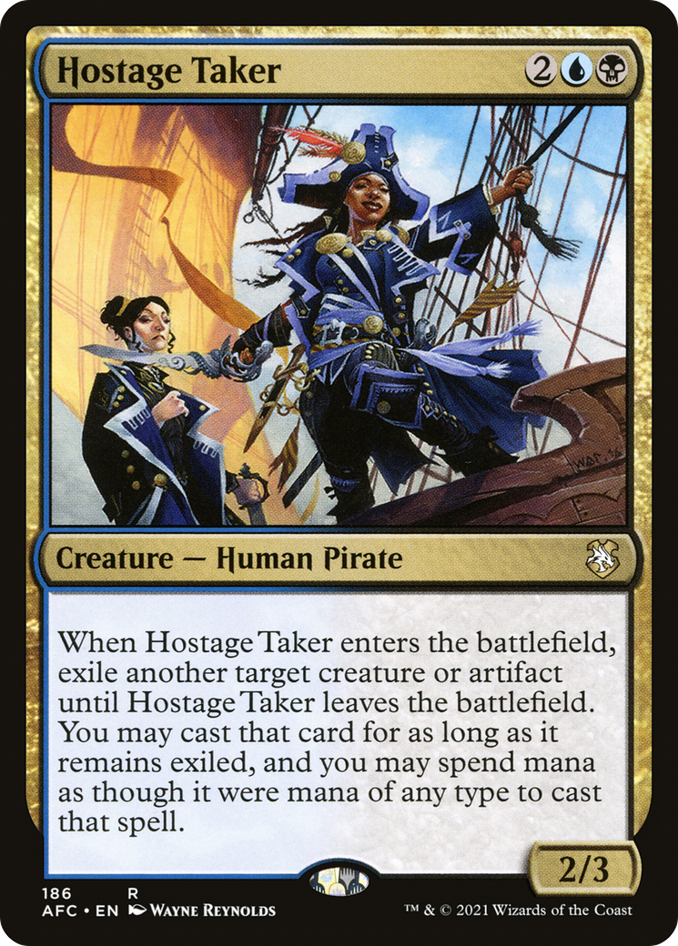 {R} Hostage Taker [Dungeons & Dragons: Adventures in the Forgotten Realms Commander][AFC 186]