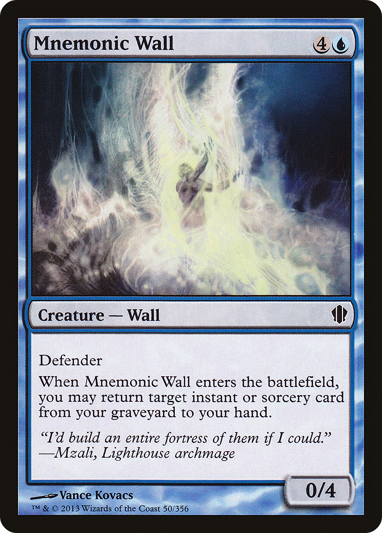 {C} Mnemonic Wall [Commander 2013][C13 050]