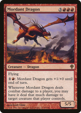 {R} Mordant Dragon [Worldwake][WWK 085]