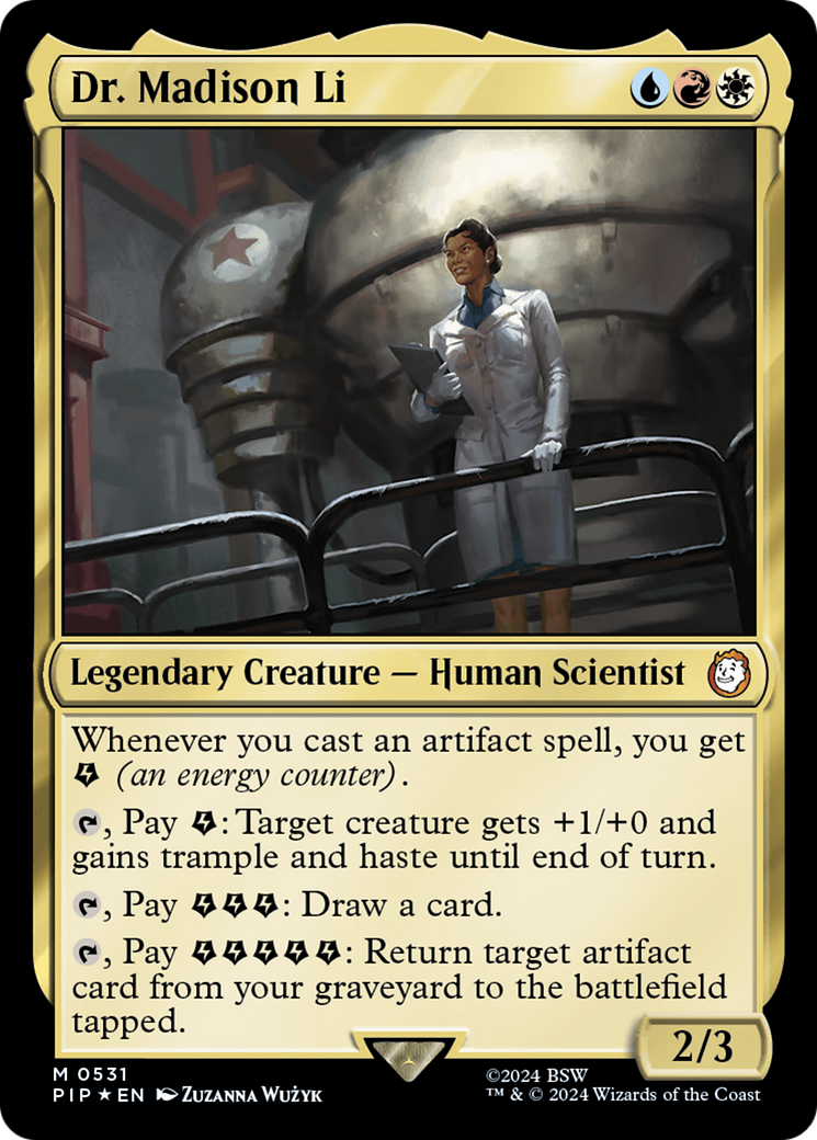 {R} Dr. Madison Li (Surge Foil) [Fallout][PIP 531]