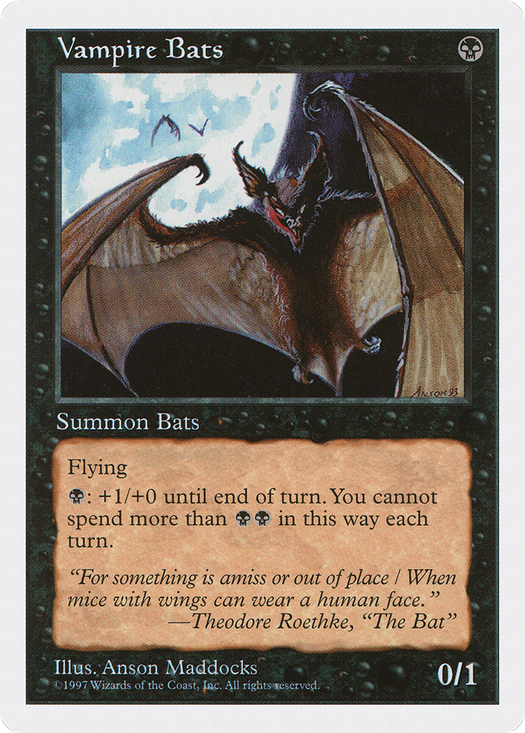 {C} Vampire Bats [Fifth Edition][5ED 202] - Misty Mountain Games