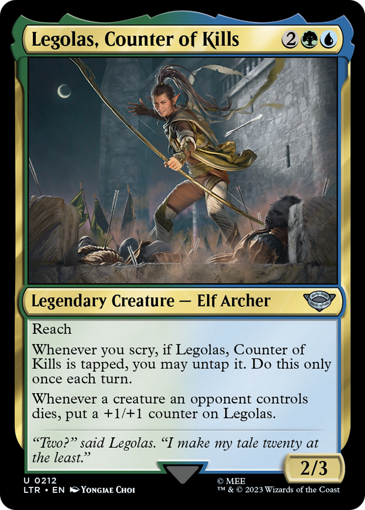 {C} Legolas, Counter of Kills [The Lord of the Rings: Tales of Middle-Earth][LTR 212]