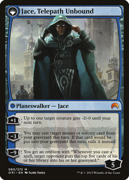 {R} Jace, Vryn's Prodigy // Jace, Telepath Unbound [Magic Origins][ORI 060] - Misty Mountain Games