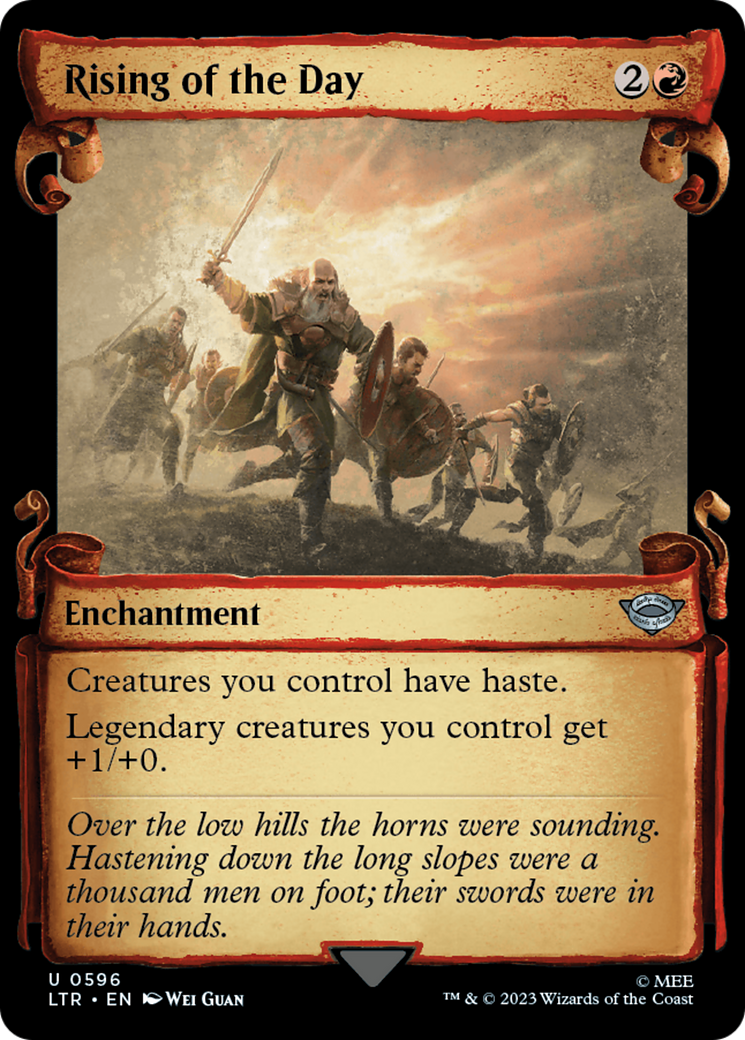 {C} Rising of the Day [The Lord of the Rings: Tales of Middle-Earth Showcase Scrolls][LTR 596]