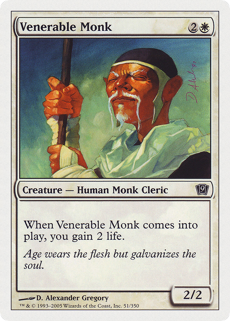 {C} Venerable Monk [Ninth Edition][9ED 051]