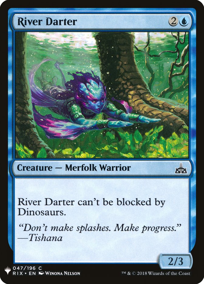 {C} River Darter [Mystery Booster][MB1 RIX 047]