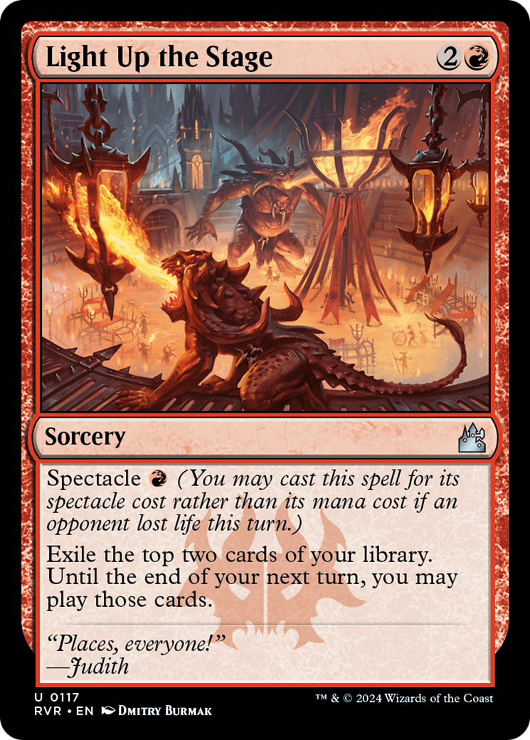 {C} Light Up the Stage [Ravnica Remastered][RVR 117]