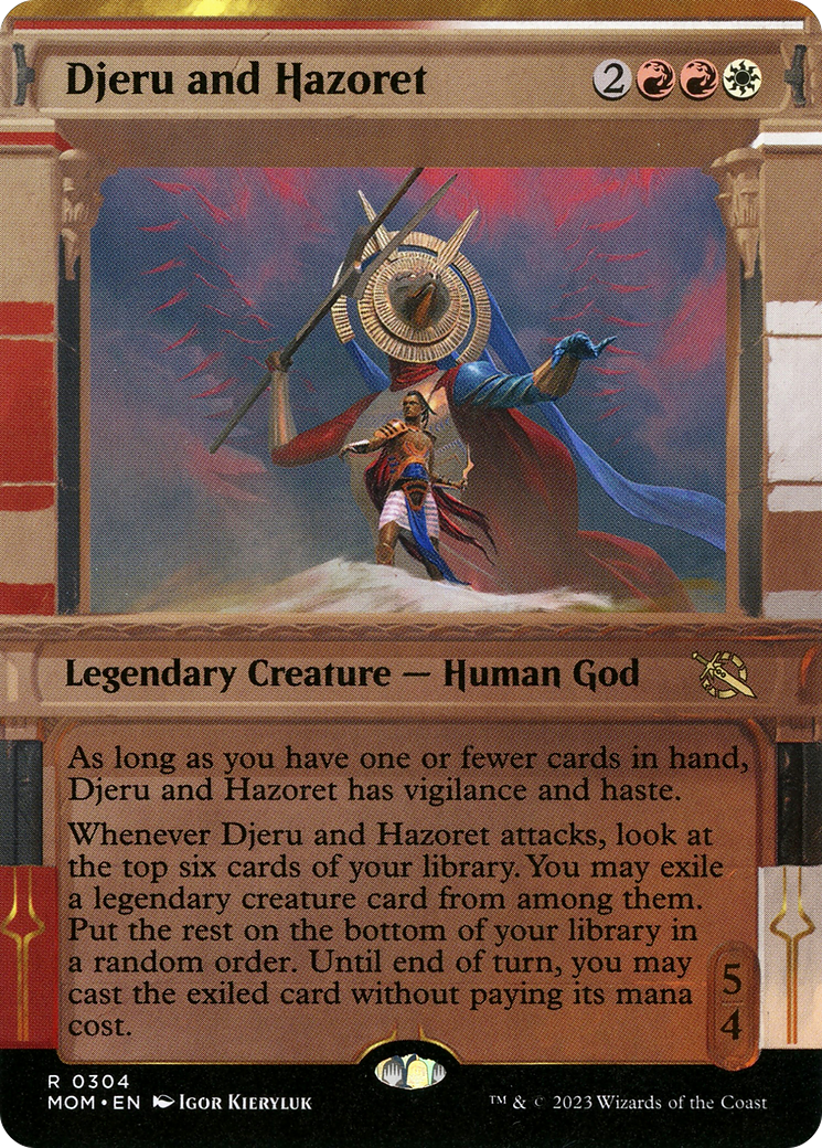 {R} Djeru and Hazoret (Multiverse Legends) [March of the Machine][MOM 304]