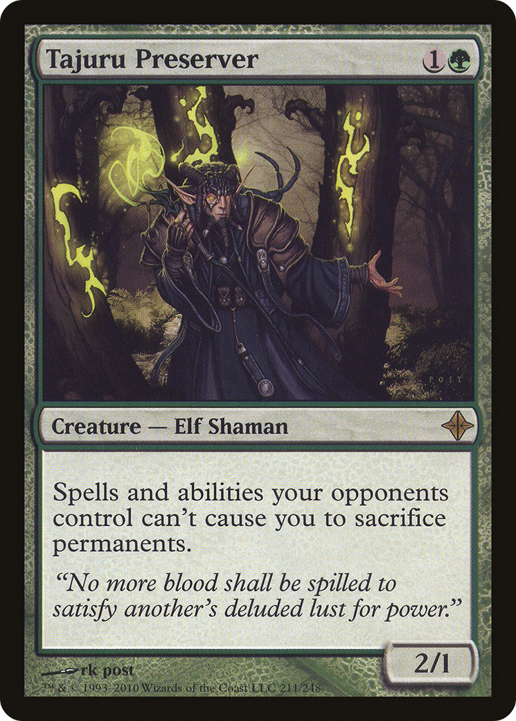 {R} Tajuru Preserver [Rise of the Eldrazi][ROE 211]