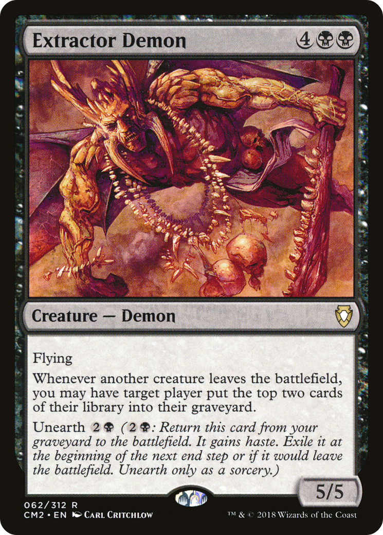 {R} Extractor Demon [Commander Anthology Volume II][CM2 062]