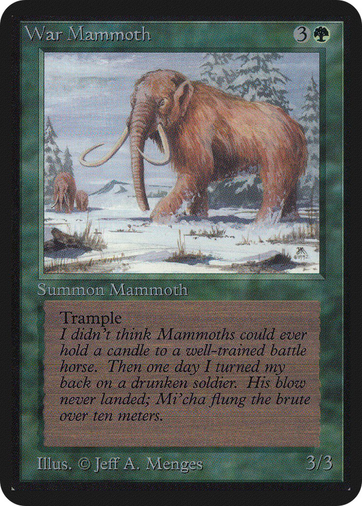 {C} War Mammoth [Alpha Edition][LEA 227]