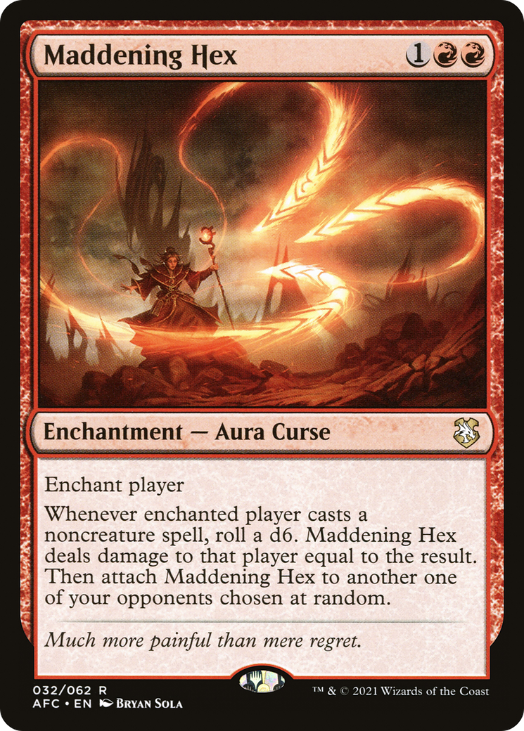 {R} Maddening Hex [Dungeons & Dragons: Adventures in the Forgotten Realms Commander][AFC 032]