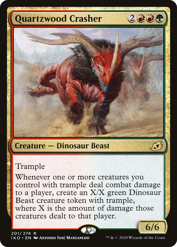 {R} Quartzwood Crasher [Ikoria: Lair of Behemoths][IKO 201]