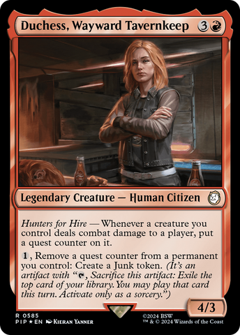 {R} Duchess, Wayward Tavernkeep (Surge Foil) [Fallout][PIP 585]