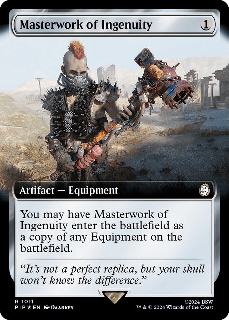 {R} Masterwork of Ingenuity (Extended Art) (Surge Foil) [Fallout][PIP 1011]