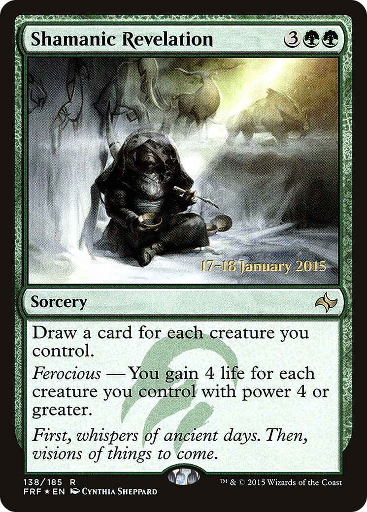 {R} Shamanic Revelation [Fate Reforged Prerelease Promos][PR FRF 138]