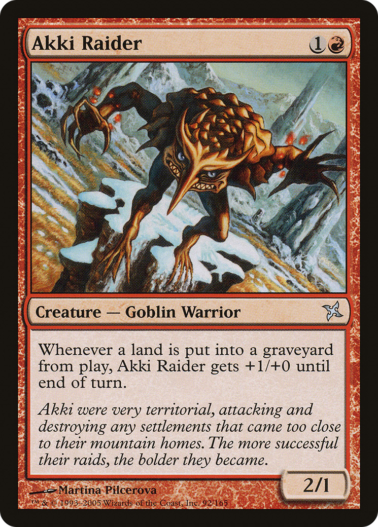 {C} Akki Raider [Betrayers of Kamigawa][BOK 092]